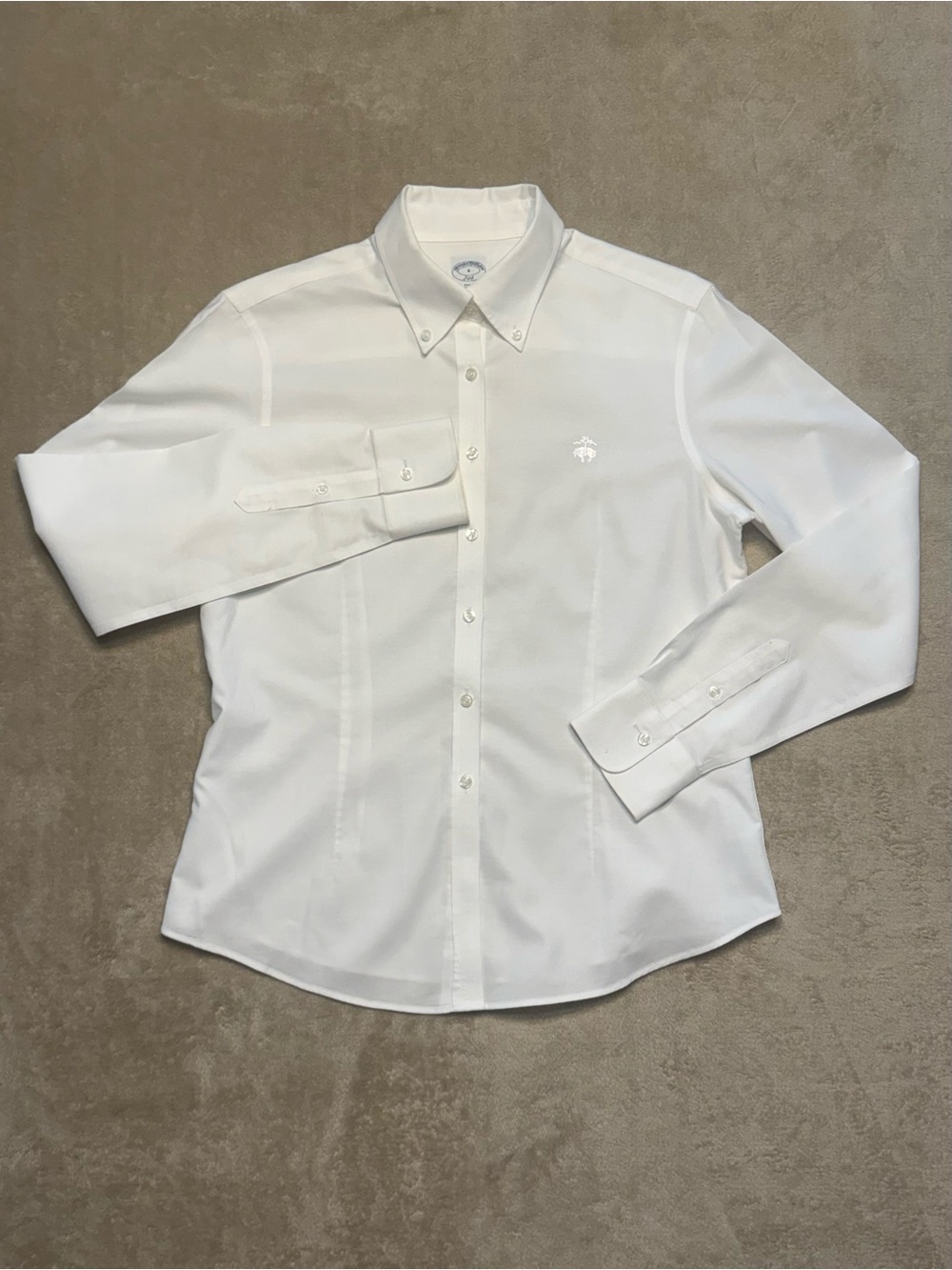 Brooks Brothers 346 Women's White Button Down Shirt Size 6